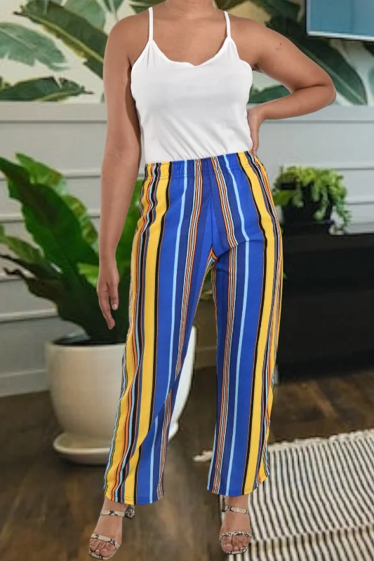 Classic Style Ladies Stripe Pants