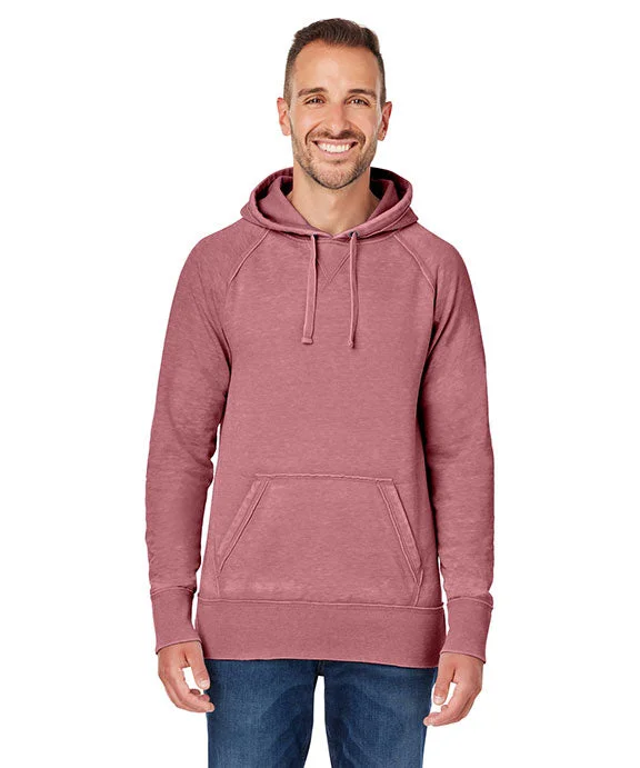 Sports Style JA8915 - J America Adult Vintage Zen Fleece Pullover Hooded Sweatshirt | Rose