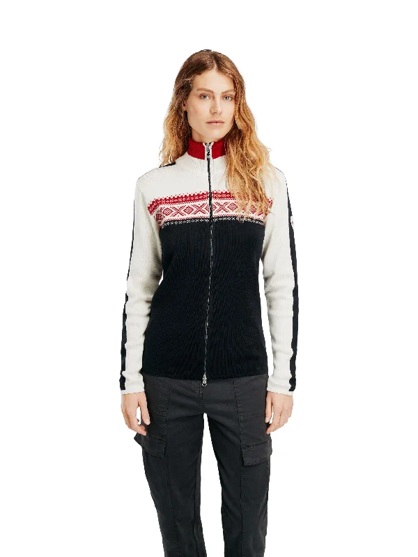 Boutique style Dale of Norway - Dystingen Women's Jacket - Black/Red