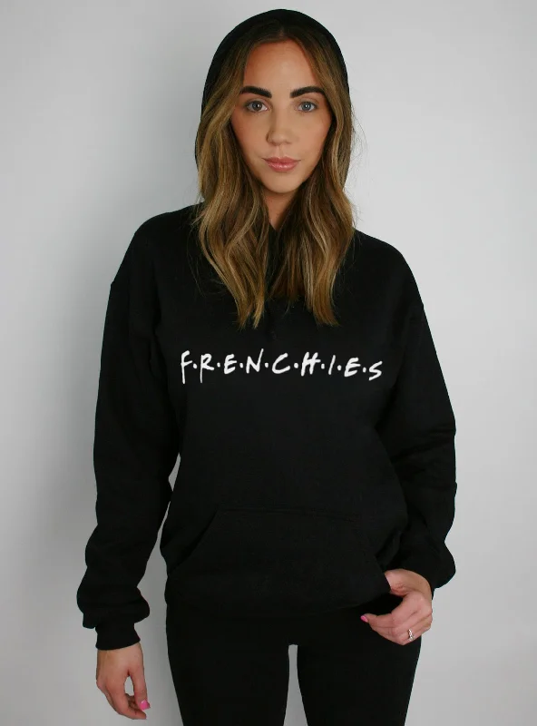 Fashionable And Versatile Frenchie Friends Hoodie