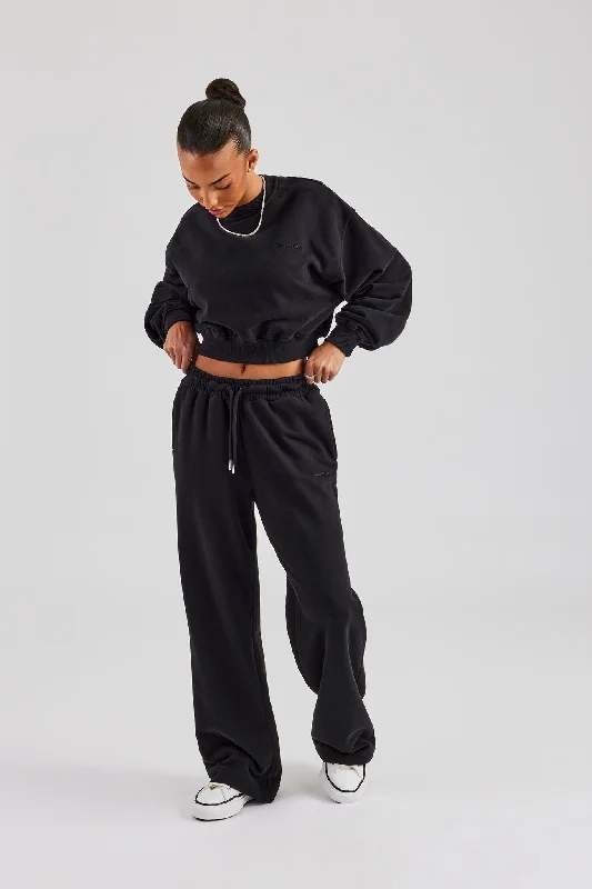 Double-sided Wear Cernucci Limited Sweatshirt - Black