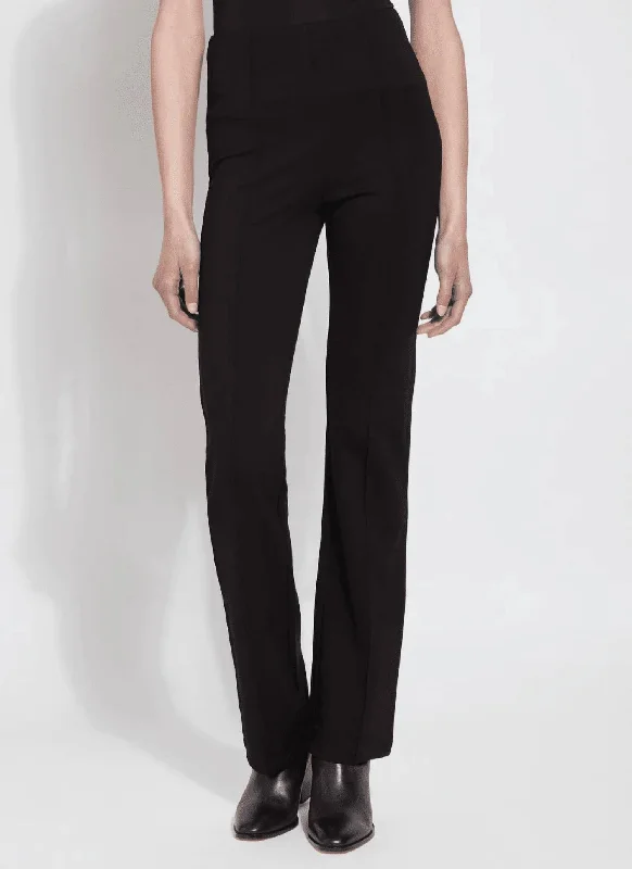 Elegant Style Elysse Ponte Wide Leg Pant In Black