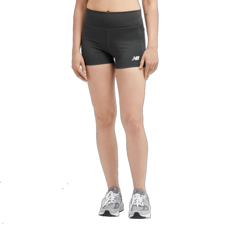 Fashionable and versatile New Balance Women's Linear Heritage Fitted Short
