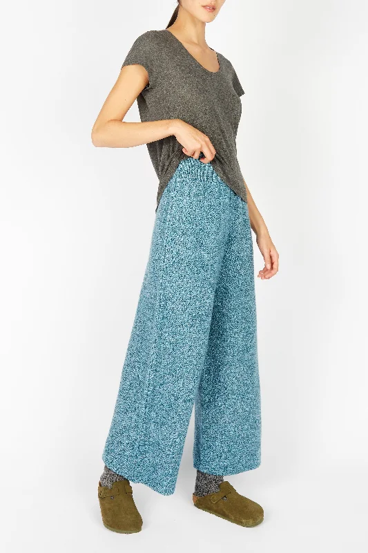 Elegant And Lazy Irish - Kestrel Cropped Trousers - Larimar