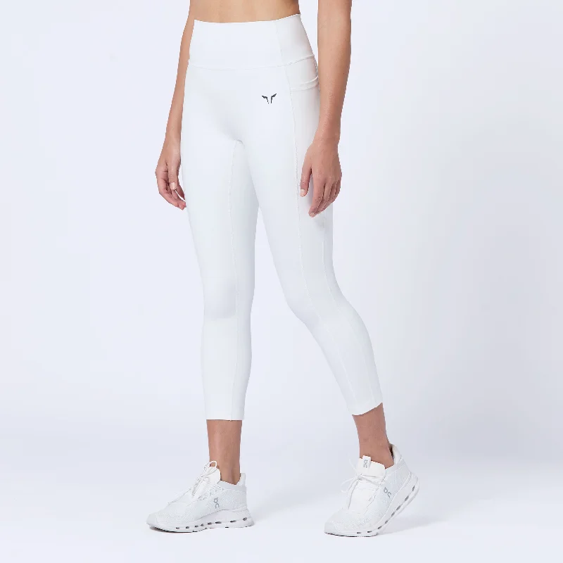 Relaxed Wear Essential ACT Double Layered Leggings 24" 2.0 - Pearl White