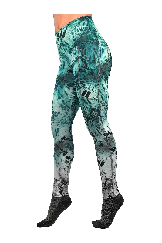 Integrated Design Wide Waistband Typhoon Pocketed Legging