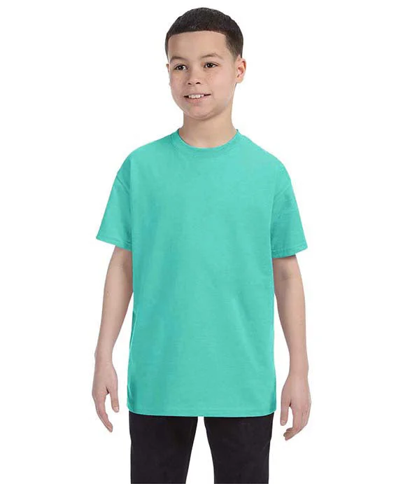 Street Style 29B - Jerzees Youth 5.6 oz. DRI-POWER® ACTIVE T-Shirt | Cool Mint