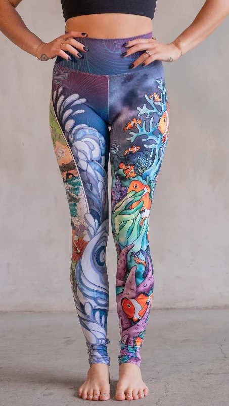 Lazy Style Clownfish Mashup - Athleisure Leggings