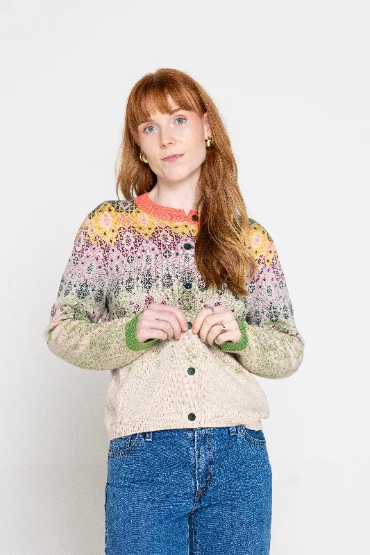 Leisure Sports Ivko - Ornament Cardigan - Off-White