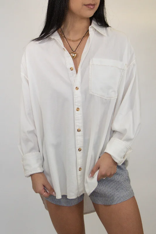 Celebrity Picks Oversized Long Sleeve Top