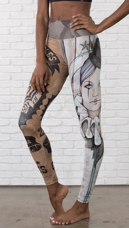 Cool Summer Circus MASHUP - Athleisure Leggings