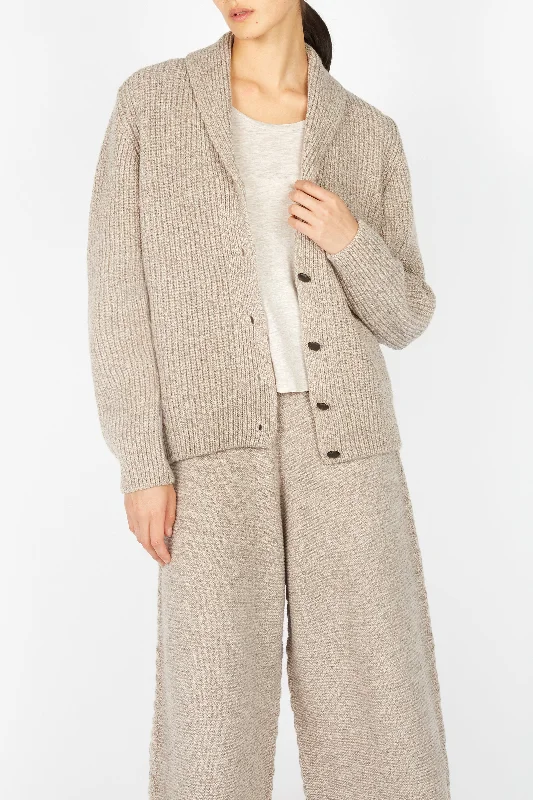 Sweet Girl Irish - Robin Shawl Cardigan - Eggshell