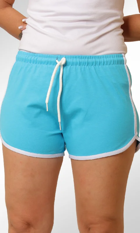 New Design Women Cotton Hot Short (Baby Blue)