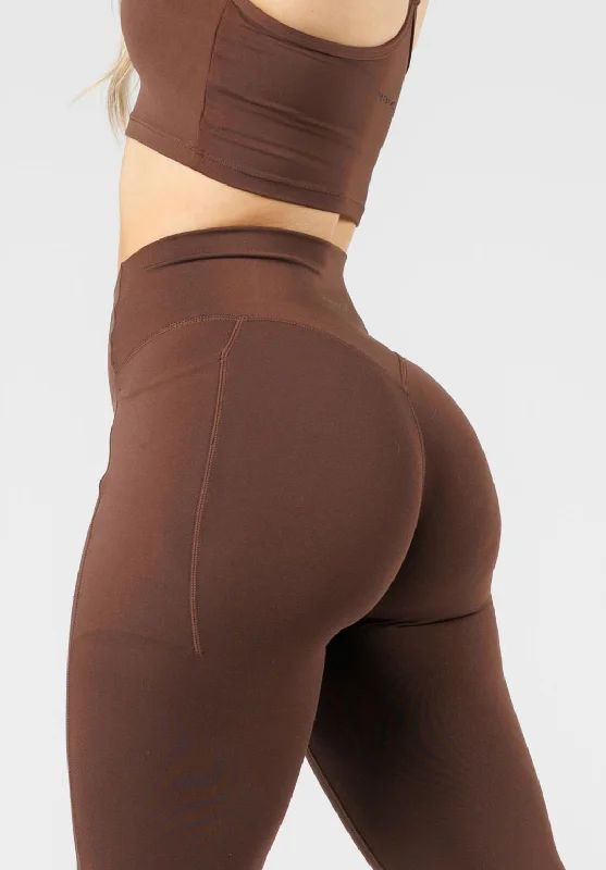 Stylish Wear Reluna™  Empower Sculptseam® Pocket Legging Walnut