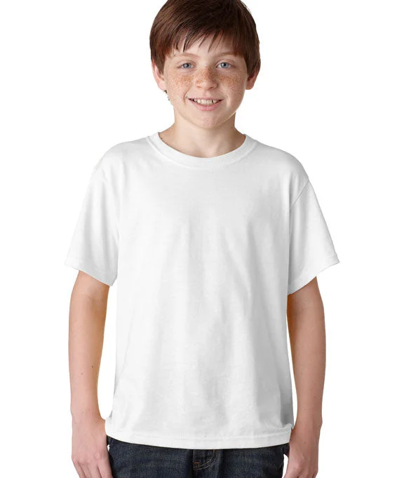 High waist design 29B - Jerzees Youth 5.6 oz. DRI-POWER® ACTIVE T-Shirt | White