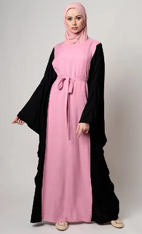 Minimal Comfort Block Rayon Tie Kaftan