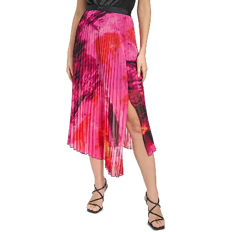 Embroidery Design Womens Printed Midi Maxi Skirt