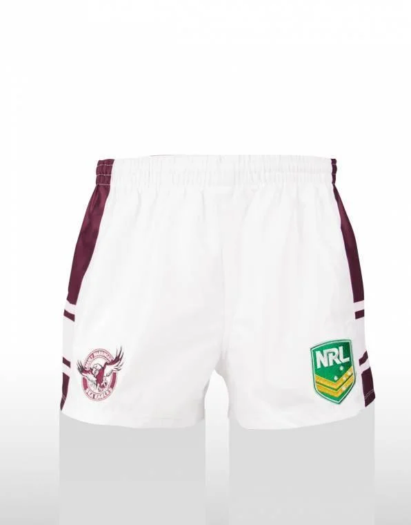Energy Wear Manly Sea Eagles Home Kids Supporter Shorts