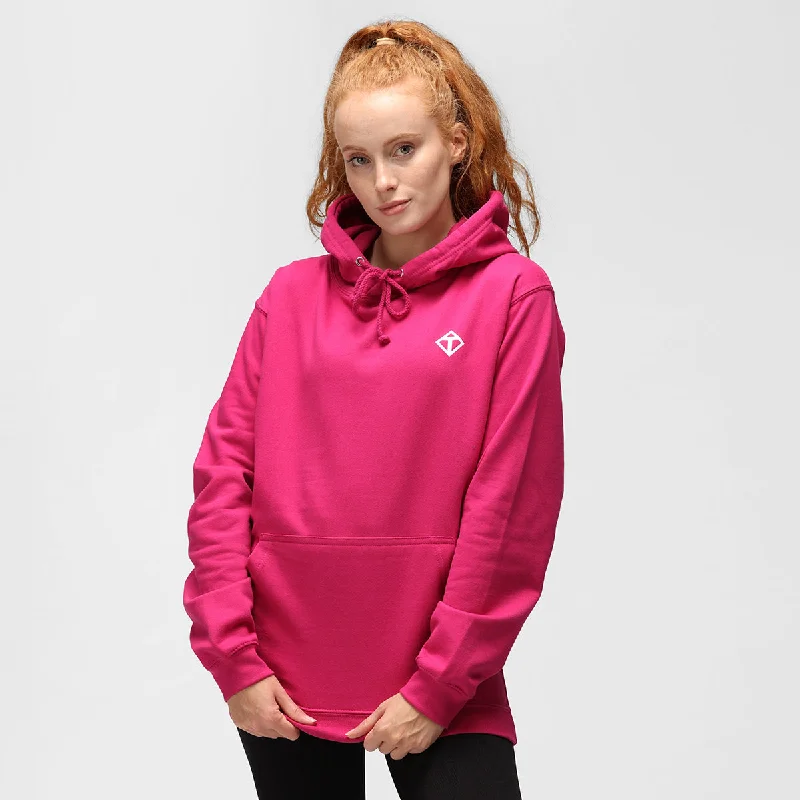 Elegant And Noble Fuchsia Diamond Hoodie