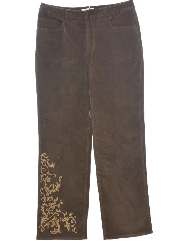 Autumn Selection Corduroy Fabric Trousers - W29 L29