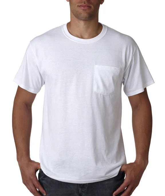 Innovative Design 29MP - Jerzees Adult 5.6 oz. DRI-POWER® ACTIVE Pocket T-Shirt | White