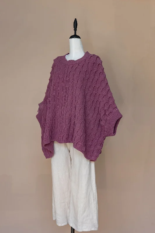 Carefree Style Irish - Ripple Poncho - Bubblegum
