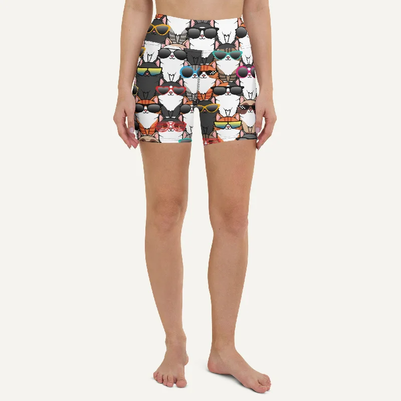 Wandering freely Cool Cats High-Waisted Shorts