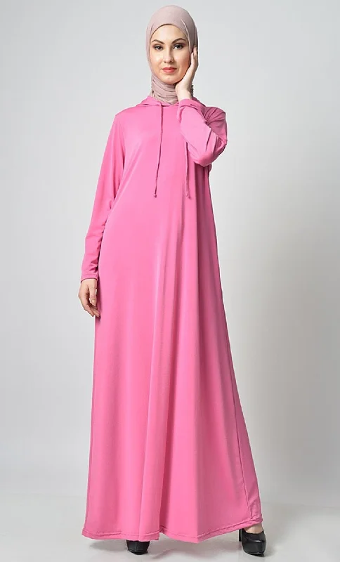 Design Perception Basic Jersey Hooded Everyday Abaya
