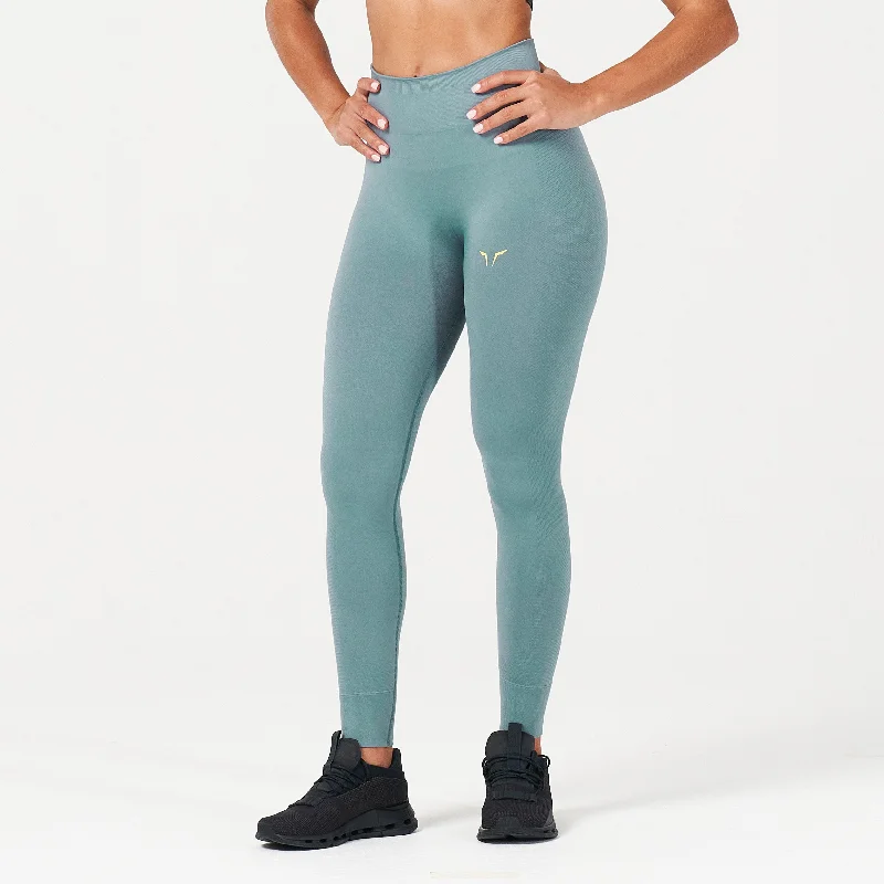 Fashion Concept Lab360° Seamless Cuffed Leggings - Goblin Blue