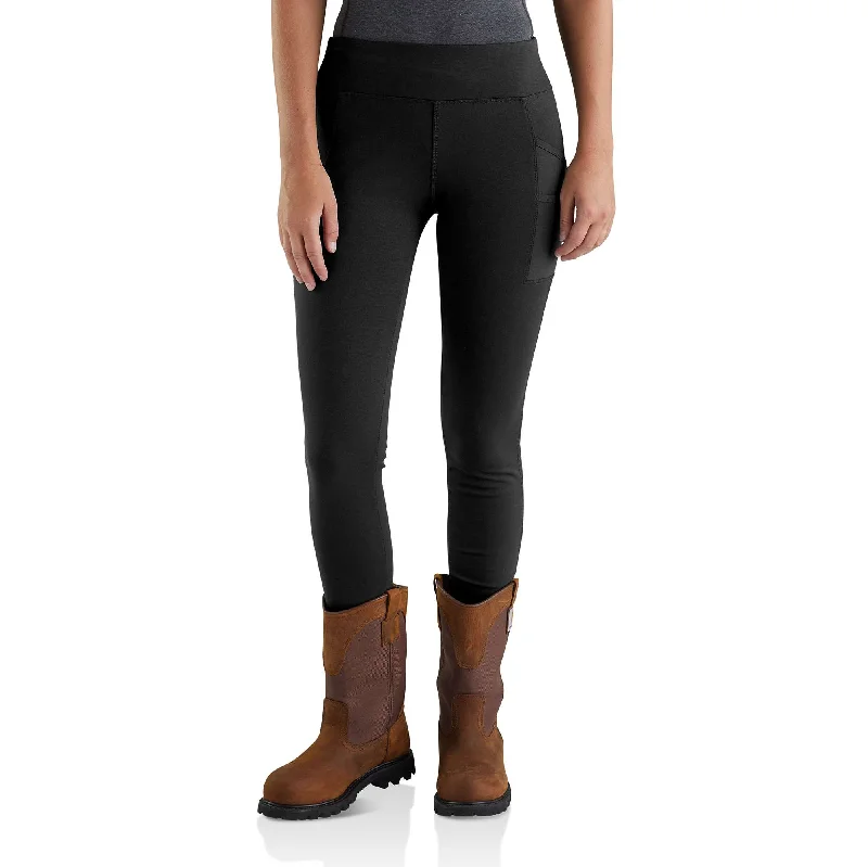 High-waisted pants style Women's Carhartt Force® Lightweight Pocket Legging