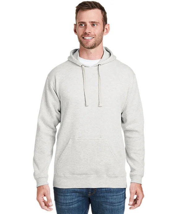 Cozy Chic JA8815 - J America Adult Tailgate Fleece Pullover Hooded Sweatshirt | Oatmeal Heather