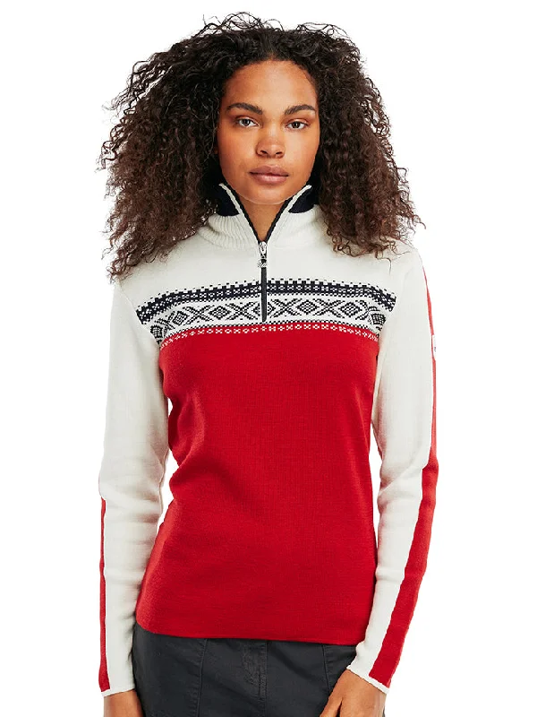 Sports suit style Dale of Norway - Dystingen Women's Sweater - Raspberry