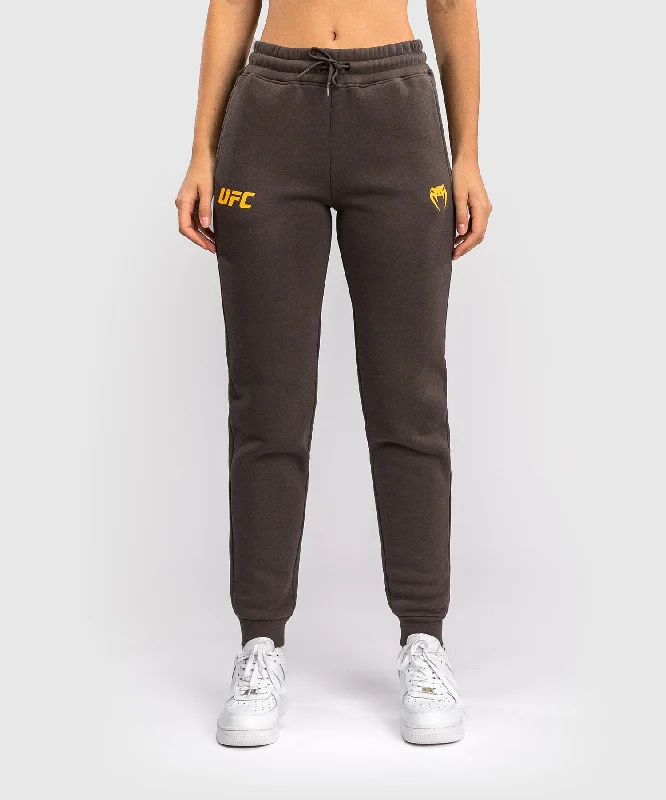 Leisure Travel UFC Fusion by Venum Fight Week Women’s Cotton Pant - Solid Earthen Brown