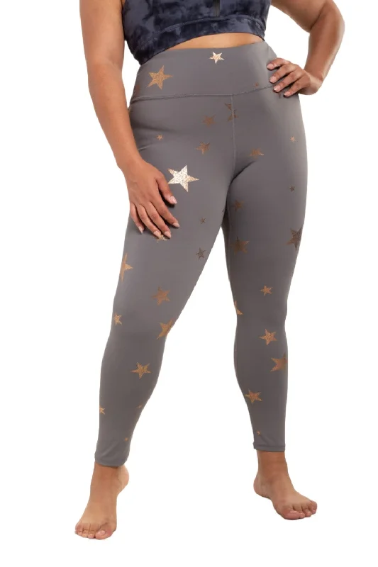 Denim Design Mono B Starry Night Foil High-Waisted Leggings  APH-A08135 and Plus