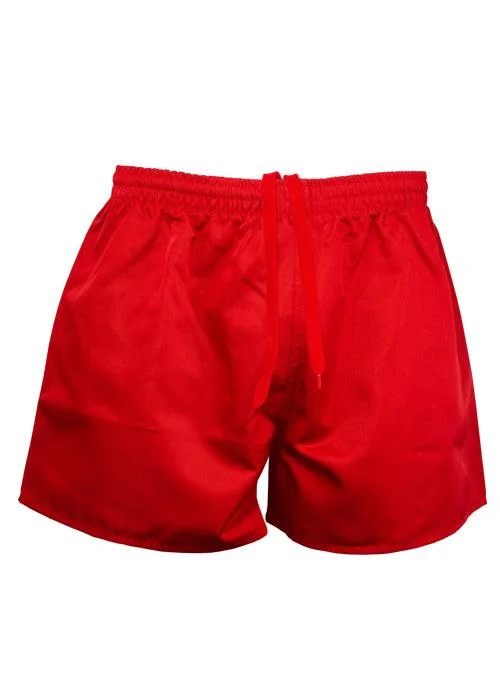 High-quality Design Kids Rugby Shorts - Red