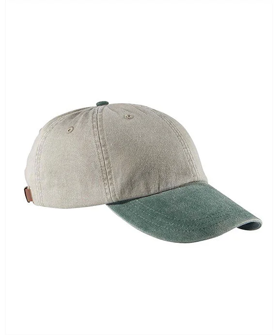 Versatile Items AD969 - Adams Optimum Pigment-Dyed Cap | Stone/Forest