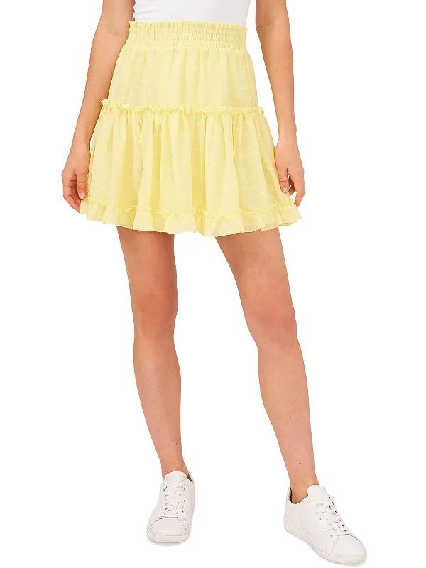 Street Fashion Womens Smocked Short Mini Skirt