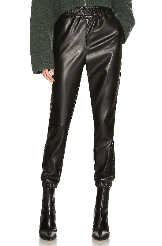Breathable Comfort Run The World Pants In Black