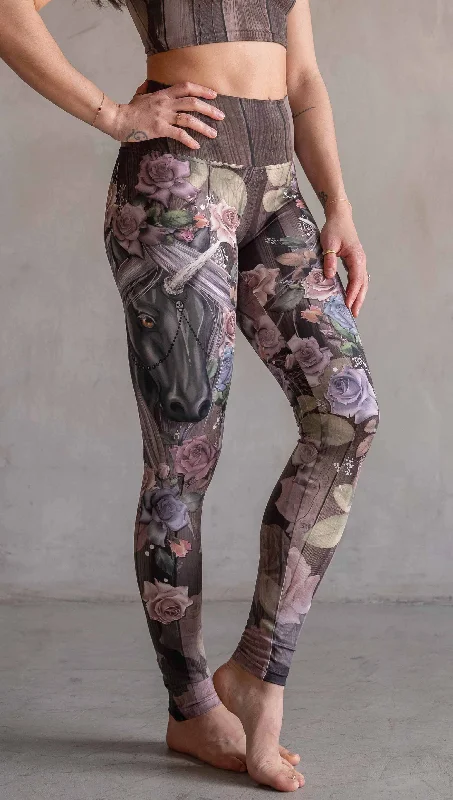 Street Cool Dark Unicorn - Athleisure Leggings