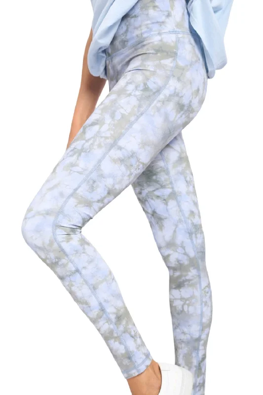 Smart Casuals Mono B Ocean Tie-Dye High-Waist Leggings APH-B0157