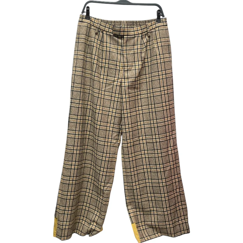 Stylish Wear Sue UNDERCOVER/Wide Leg Pants/3/Plaid/Wool/MLT/