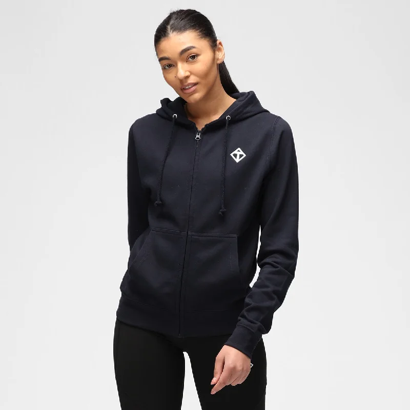 High-end Customization Navy Diamond Ladies Zoodie