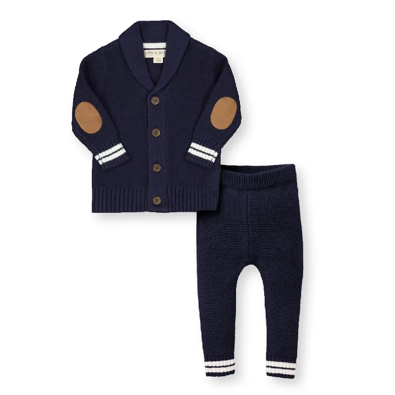 Nightclub Style Cardigan and Sweater Legging Set