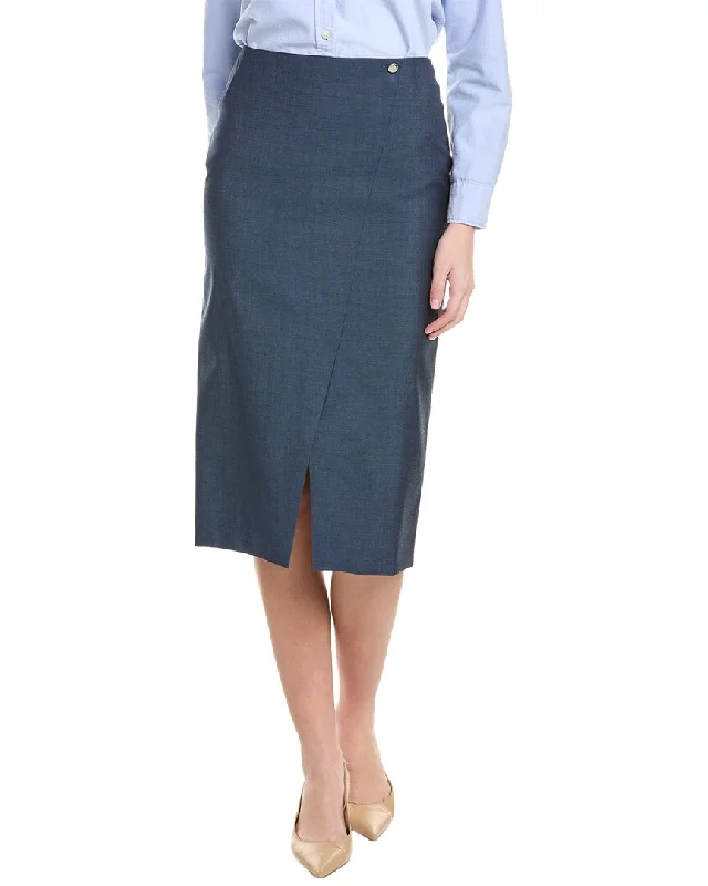 Fresh And Capable Hugo Boss Velibea Wool Pencil Skirt
