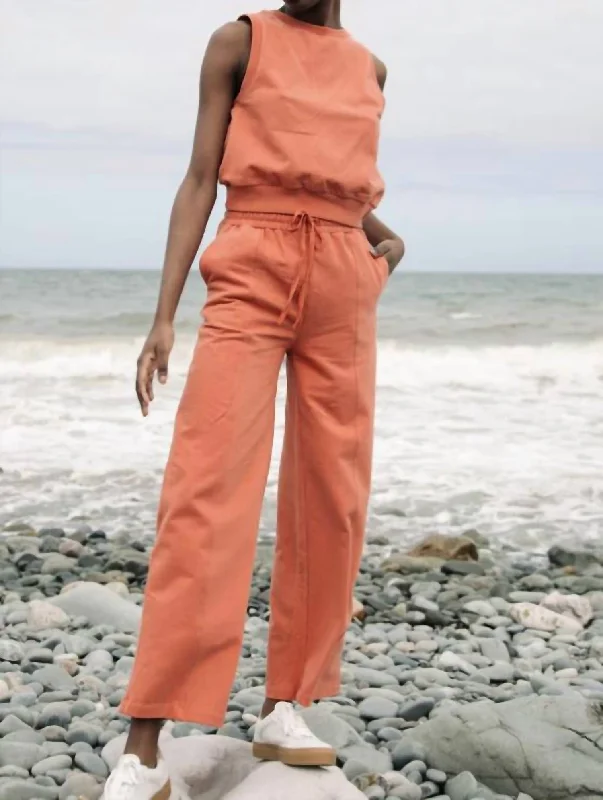 Elegant Style Nerida Pant In Rust