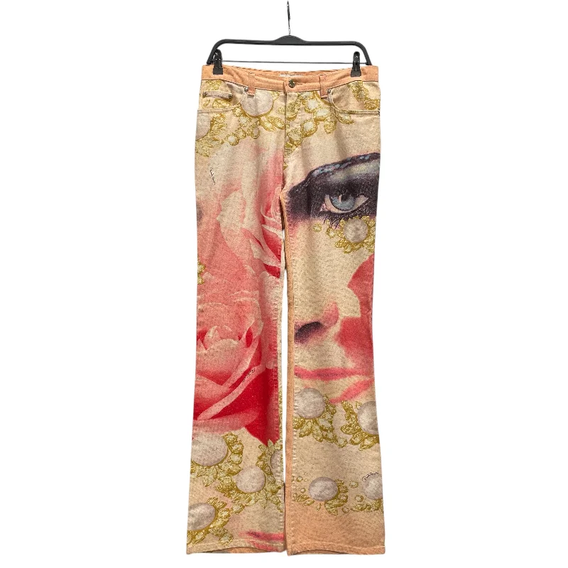 Daily Comfort roberto cavalli/Straight Pants/S/All Over Print/Cotton/MLT/Elizabeth Taylor Pants
