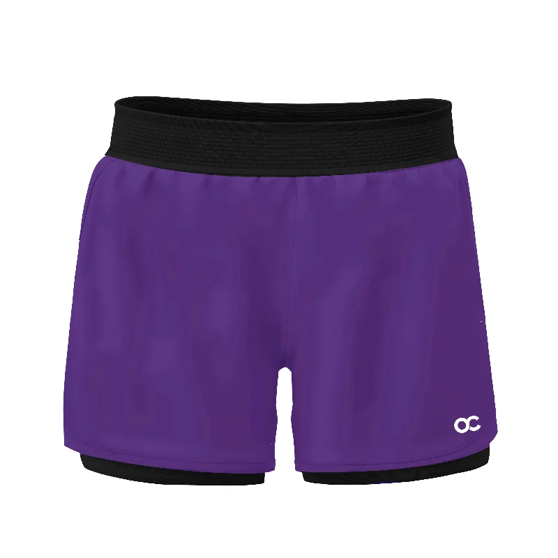 British Fashion ONCOURT PERFORMANCE SHORT - PURPLE
