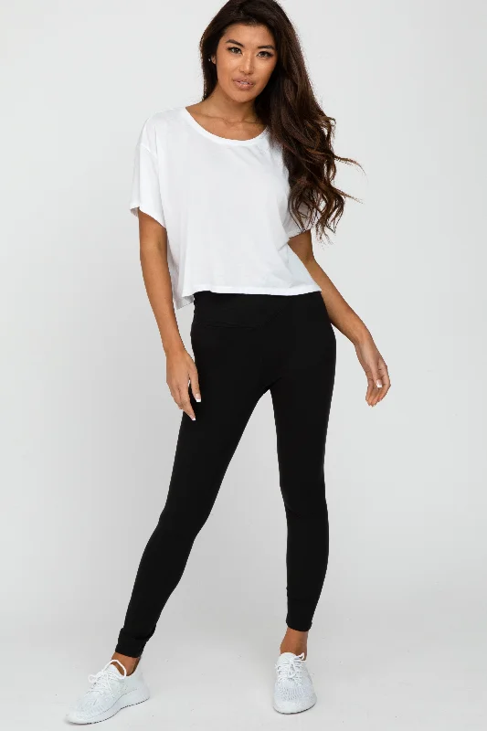 Personalized Outfit Black V-Waist Leggings