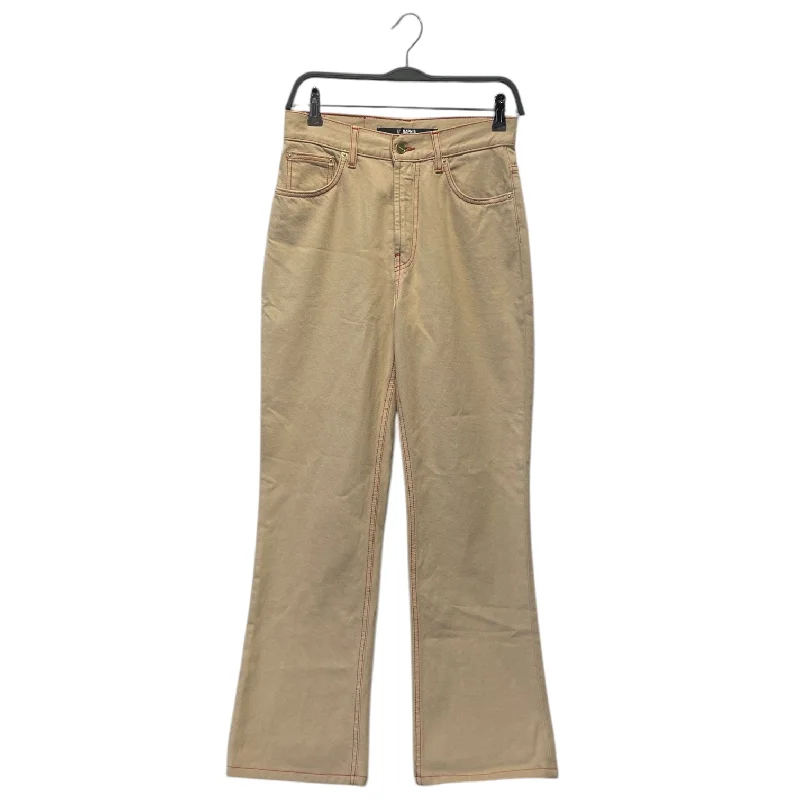 Sports Yoga Style JACQUEMUS/Straight Pants/28/Cotton/BEG/