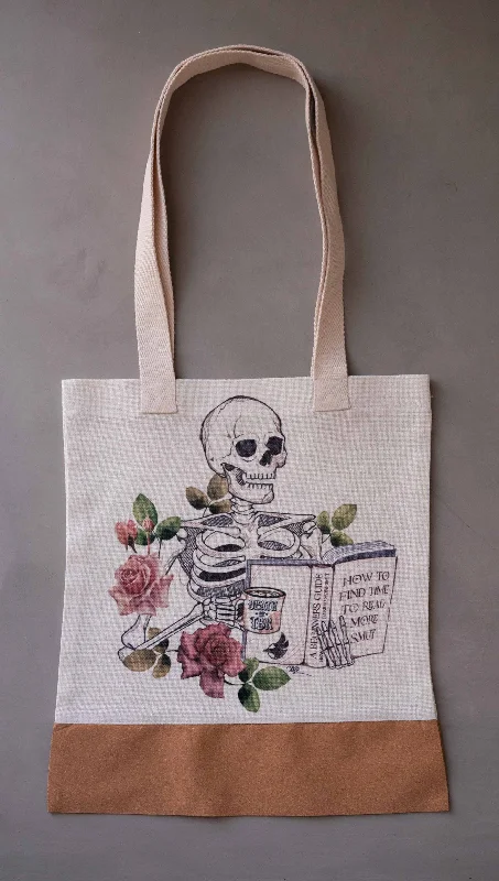Creative Prints Death By TBR - Canvas Tote Bag